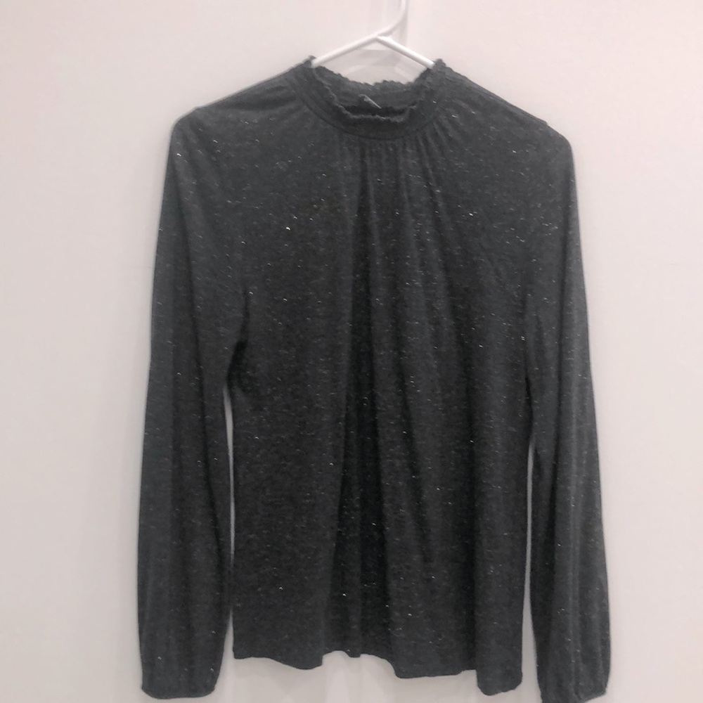 Dark grey George long sleeve top